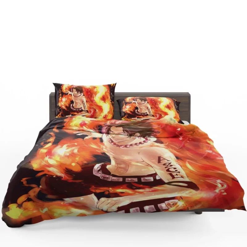Portgas D. Ace Heart of Flame Anime Bedding Set