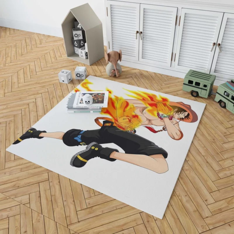 Portgas D. Ace Legacy of Flames Anime Rug 1