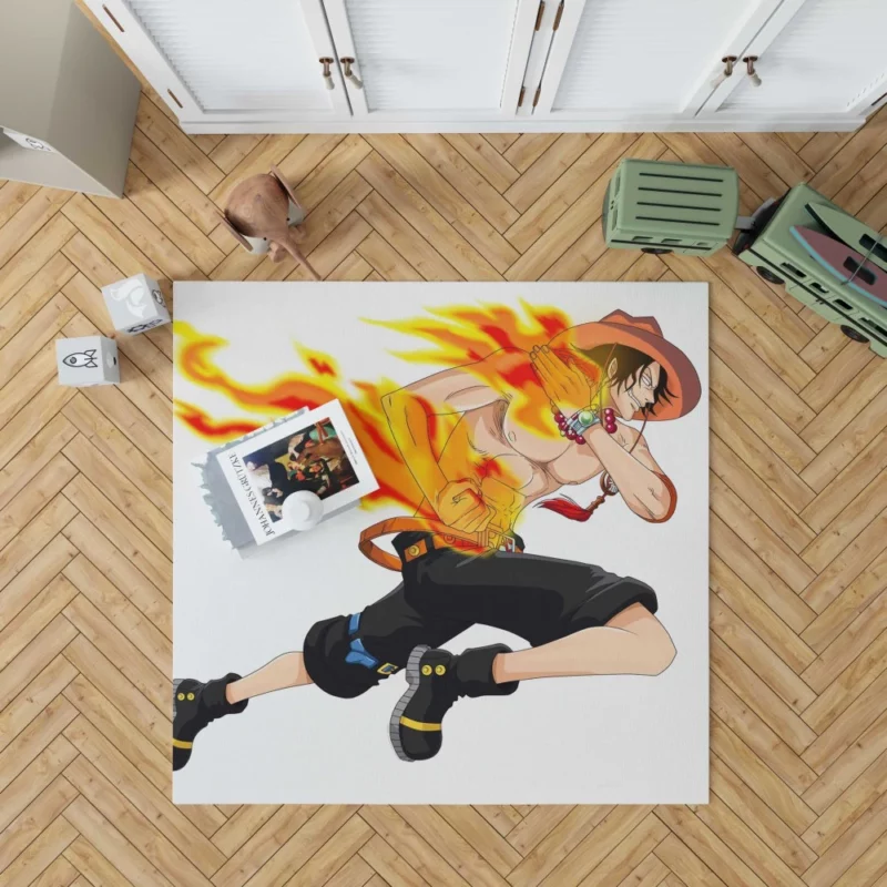 Portgas D. Ace Legacy of Flames Anime Rug