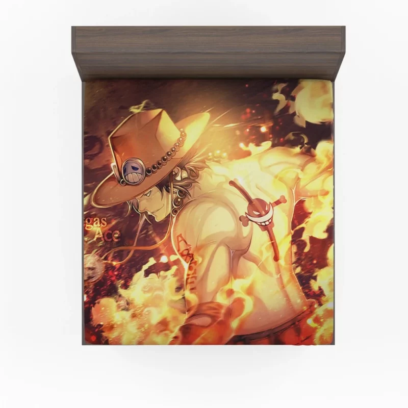 Portgas D. Ace Pyro Pirate Anime Fitted Sheet