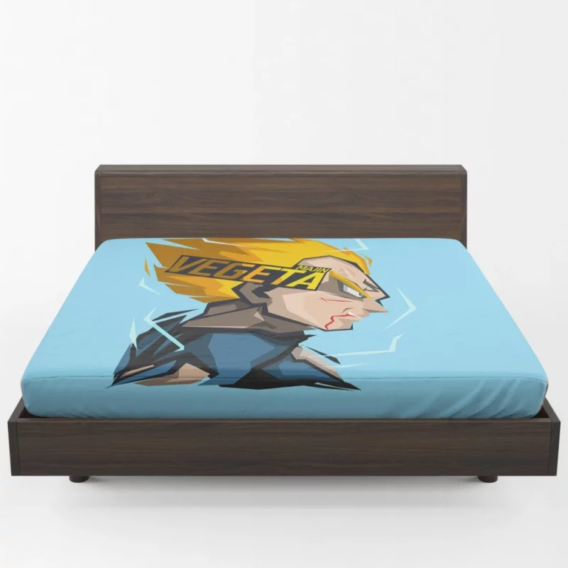 Prince Dilemma Vegeta Inner Struggle Anime Fitted Sheet 1