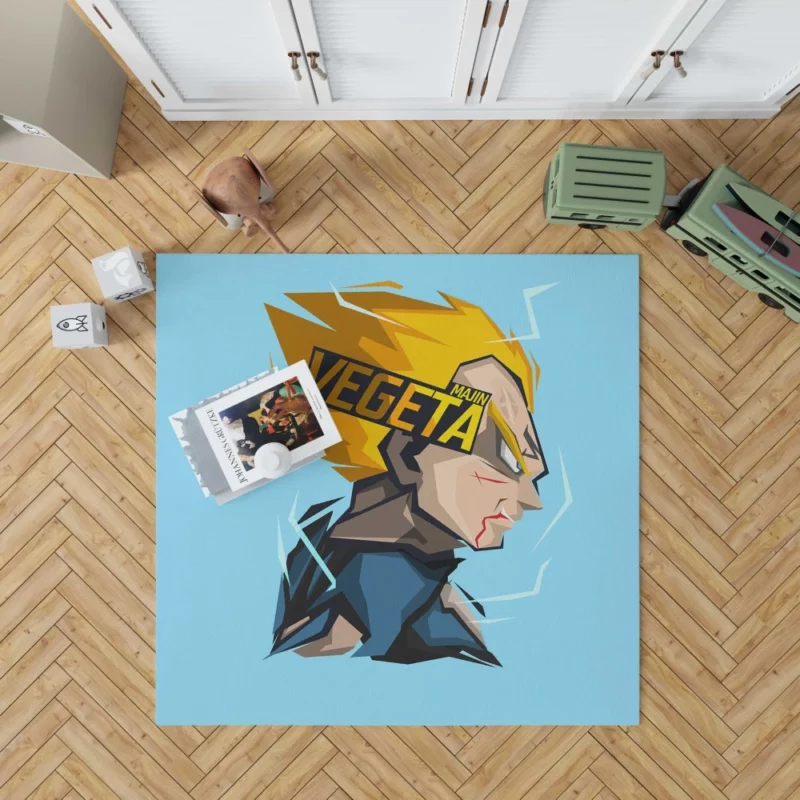 Prince Dilemma Vegeta Inner Struggle Anime Rug