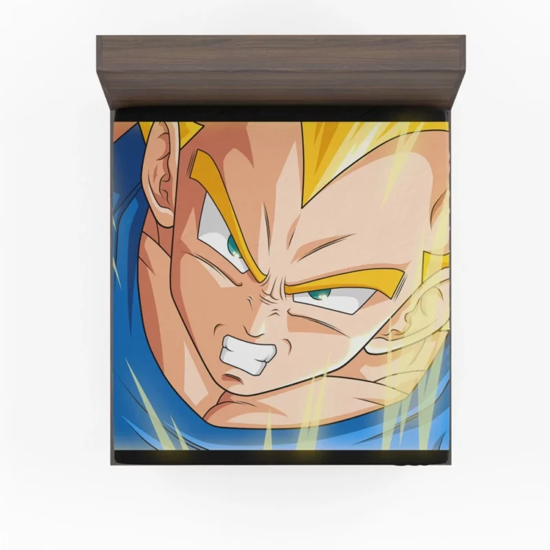 Prince Transformation Vegeta Power Anime Fitted Sheet