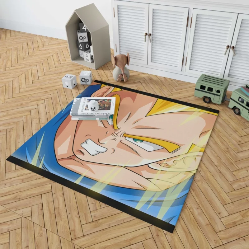 Prince Transformation Vegeta Power Anime Rug 1