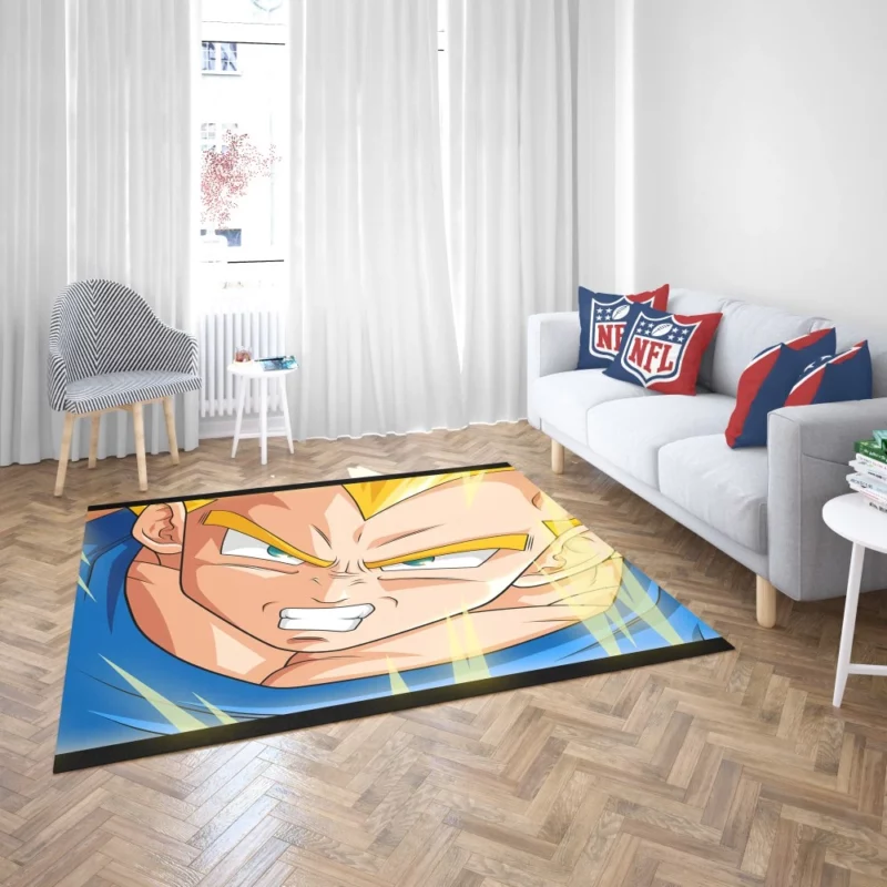 Prince Transformation Vegeta Power Anime Rug 2