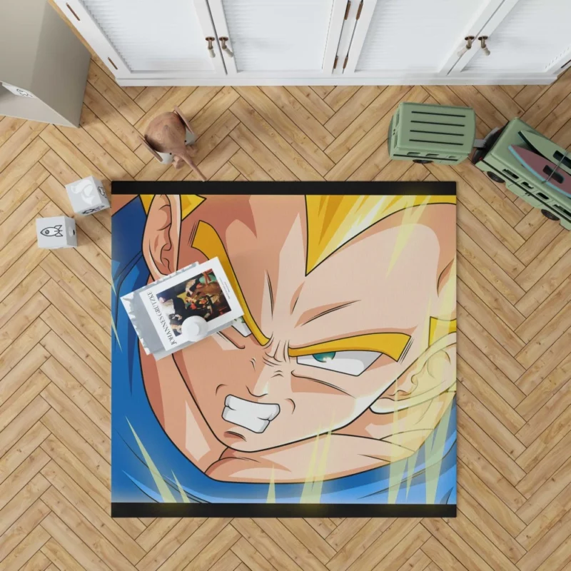 Prince Transformation Vegeta Power Anime Rug