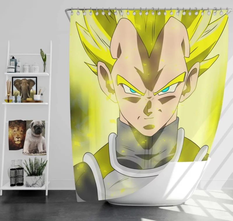 Prince of Saiyans Super Saiyan Legacy Anime Shower Curtain