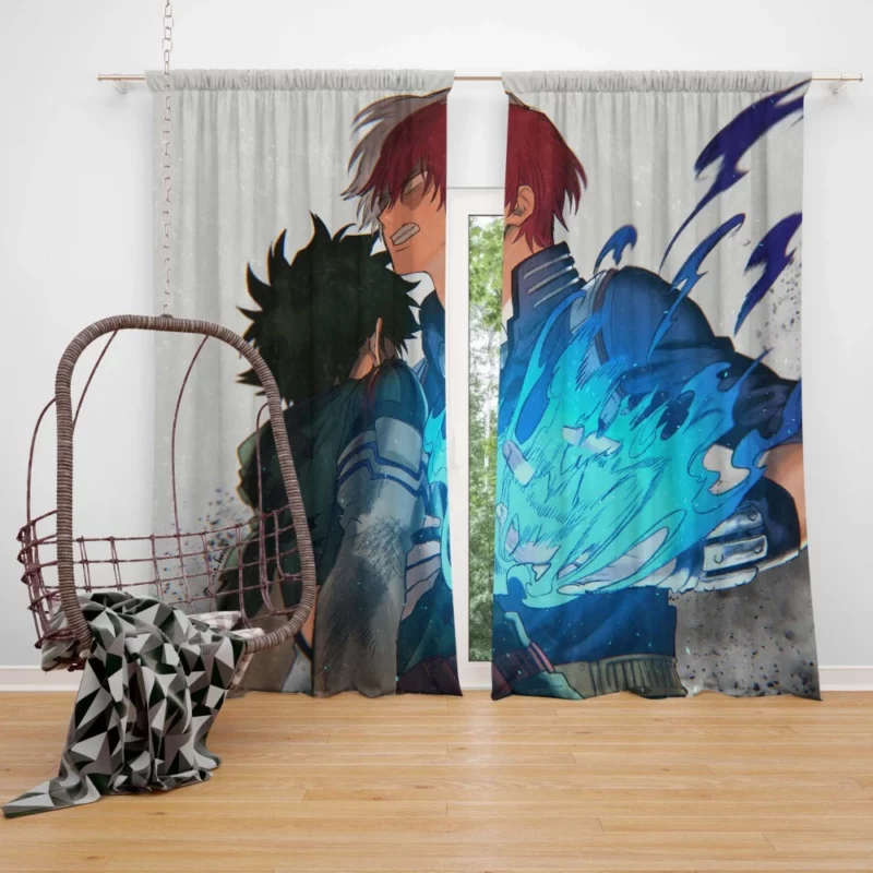 Protect your friend with your life ! Anime Curtain