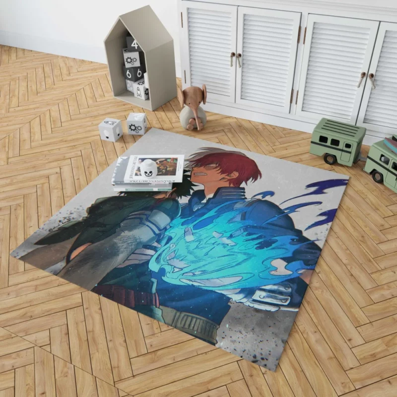 Protect your friend with your life ! Anime Rug 1