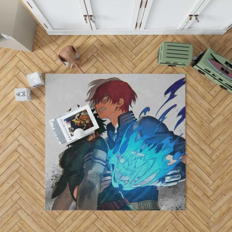 Protect your friend with your life ! Anime Rug