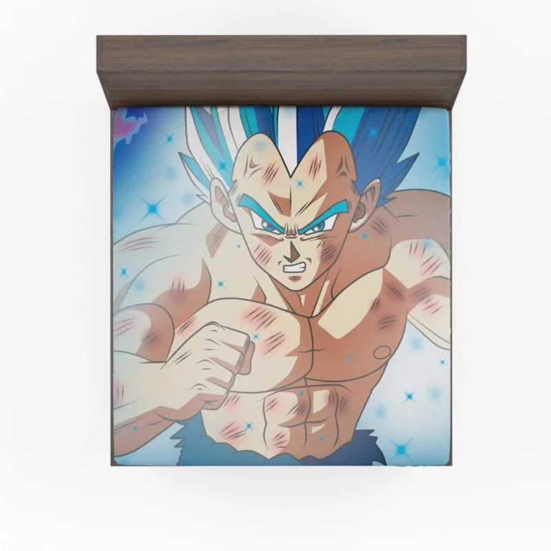 Proud Prince Vegeta Battle Quest Anime Fitted Sheet