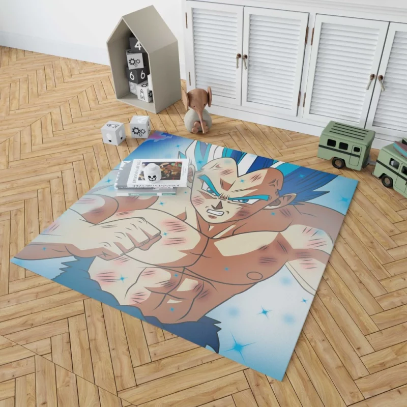 Proud Prince Vegeta Battle Quest Anime Rug 1