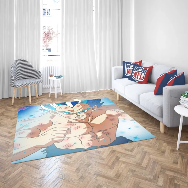 Proud Prince Vegeta Battle Quest Anime Rug 2