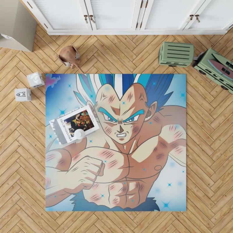 Proud Prince Vegeta Battle Quest Anime Rug