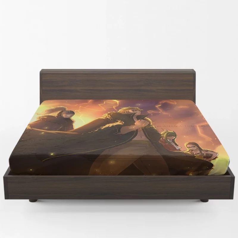 Raijinshuu Thunderous Warriors Anime Fitted Sheet 1