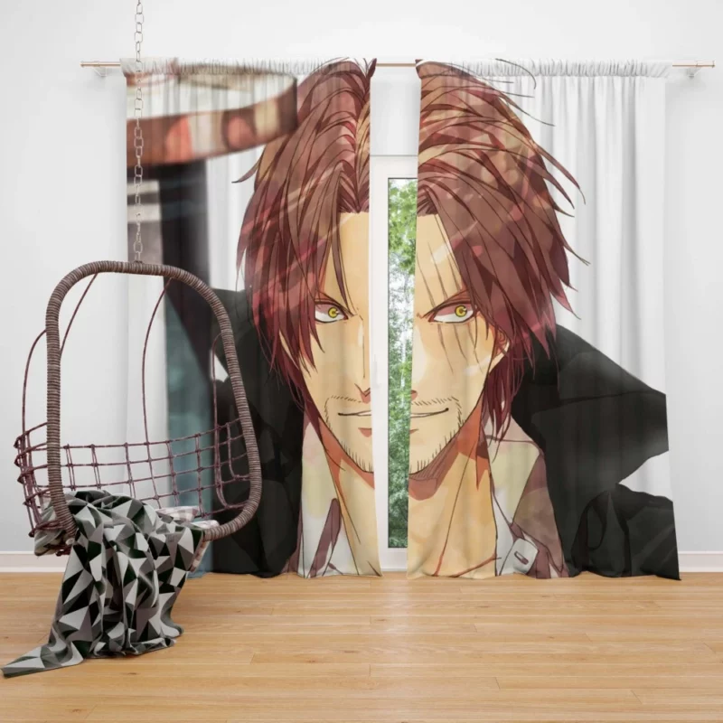 Red-Haired Shanks One Piece Icon Anime Curtain