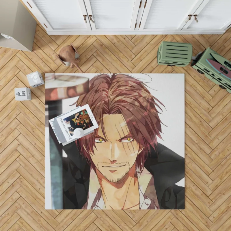 Red-Haired Shanks One Piece Icon Anime Rug