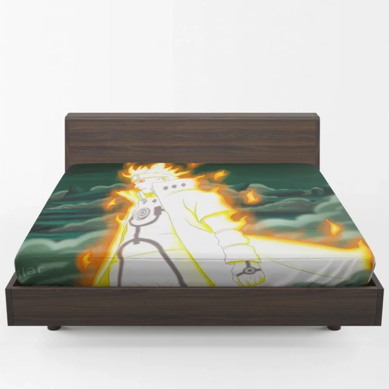 Remembering Minato Namikaze Naruto Father Anime Fitted Sheet 1