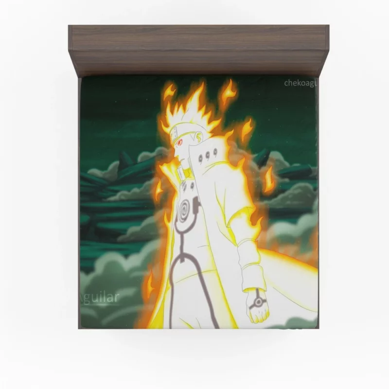 Remembering Minato Namikaze Naruto Father Anime Fitted Sheet