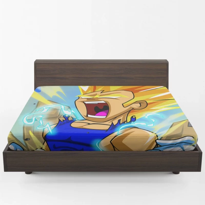 Resolute Prince Vegeta Destiny Anime Fitted Sheet 1