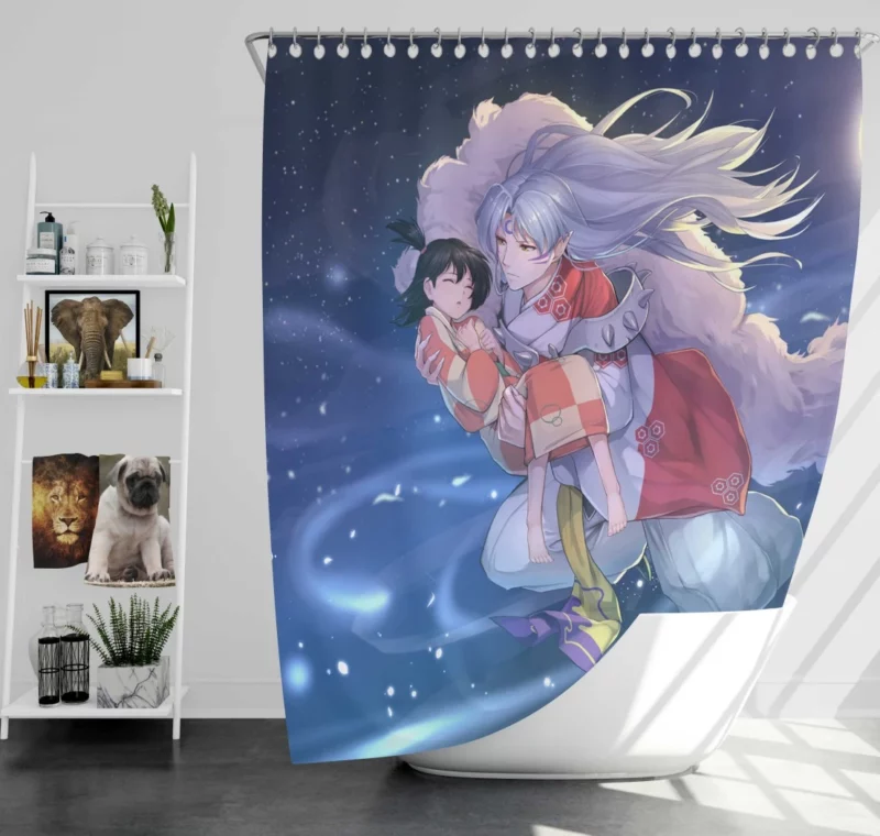 Rin and Sessh?maru InuYasha Story Anime Shower Curtain