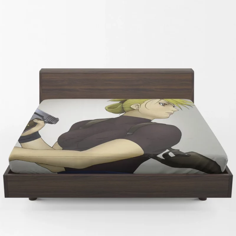 Riza Hawkeye FullMetal Alchemist Sniper Anime Fitted Sheet 1