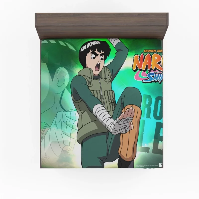 Rock Lee Taijutsu Specialist Anime Fitted Sheet