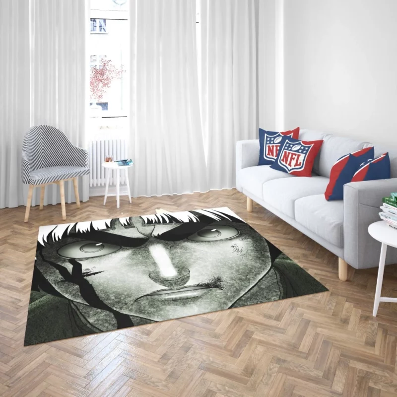 Rock Lee The Hidden Leaf Star Anime Rug 2