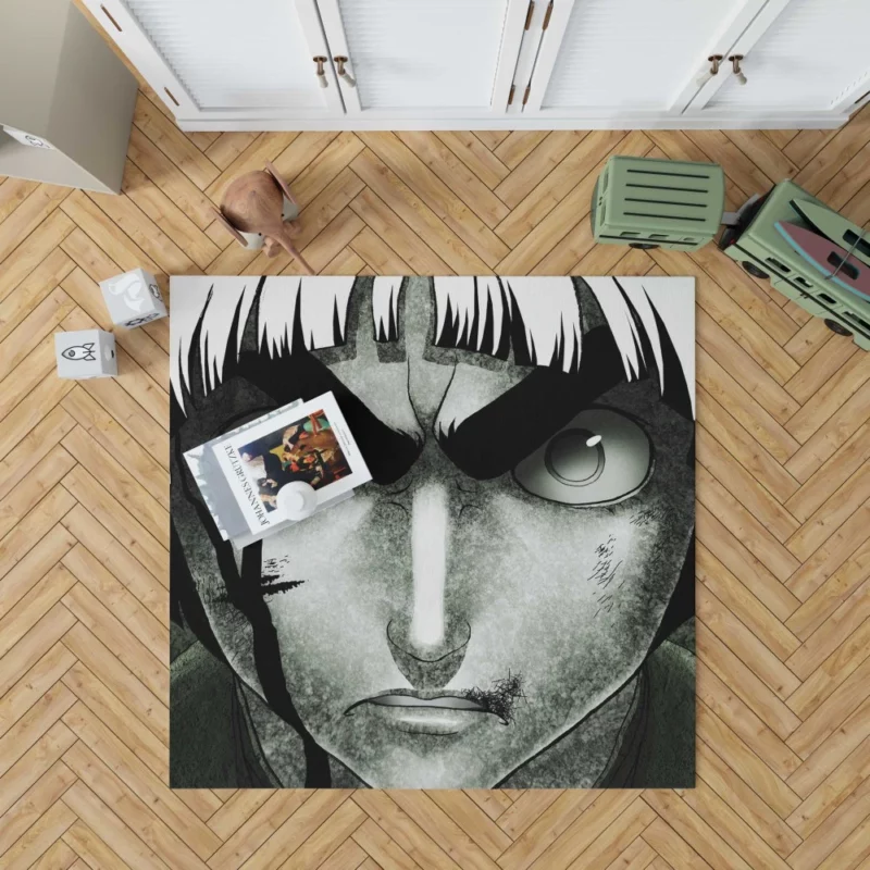 Rock Lee The Hidden Leaf Star Anime Rug