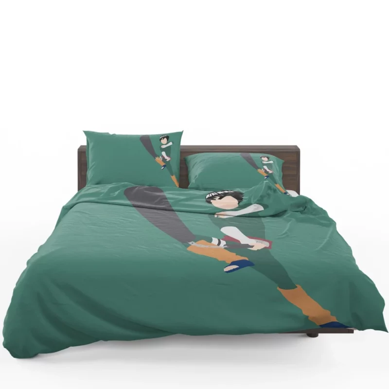 Rock Lee The Unyielding Ninja Anime Bedding Set