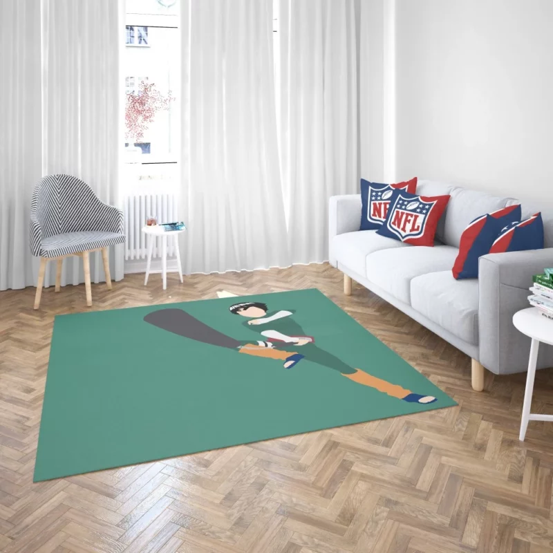 Rock Lee The Unyielding Ninja Anime Rug 2