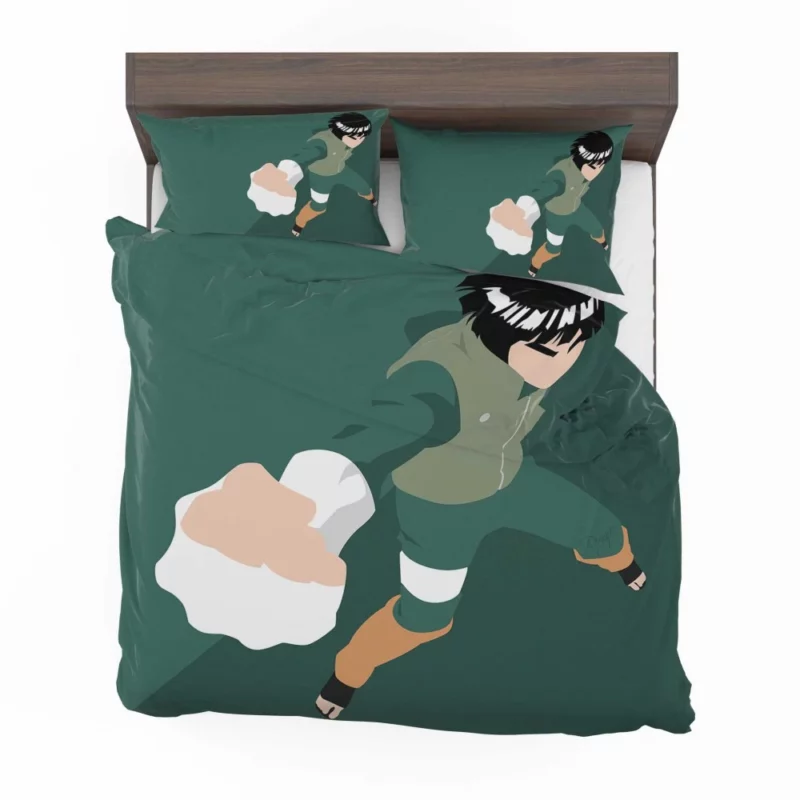 Rock Lee Youthful Ninja Spirit Anime Bedding Set 1