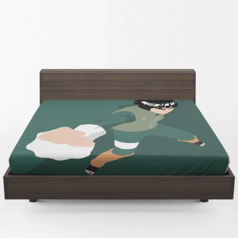 Rock Lee Youthful Ninja Spirit Anime Fitted Sheet 1