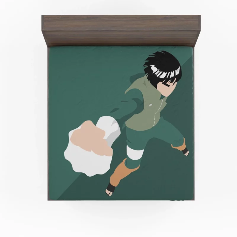 Rock Lee Youthful Ninja Spirit Anime Fitted Sheet