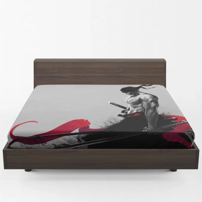 Roronoa Zoro Adventures Await Anime Fitted Sheet 1