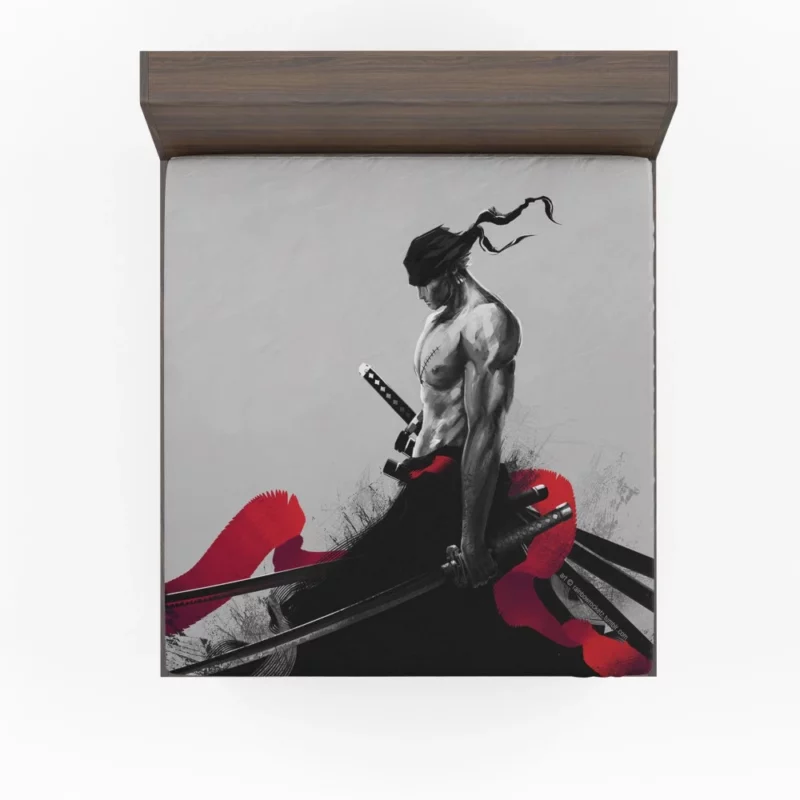 Roronoa Zoro Adventures Await Anime Fitted Sheet