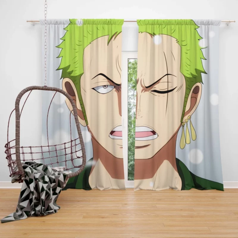 Roronoa Zoro Blade of Destiny Anime Curtain