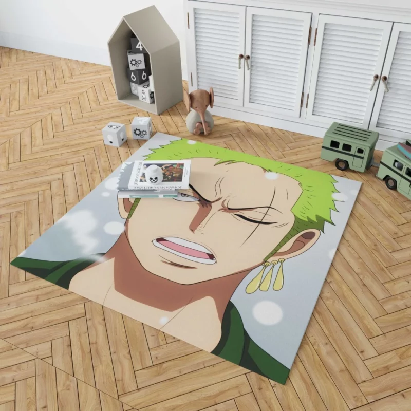 Roronoa Zoro Blade of Destiny Anime Rug 1