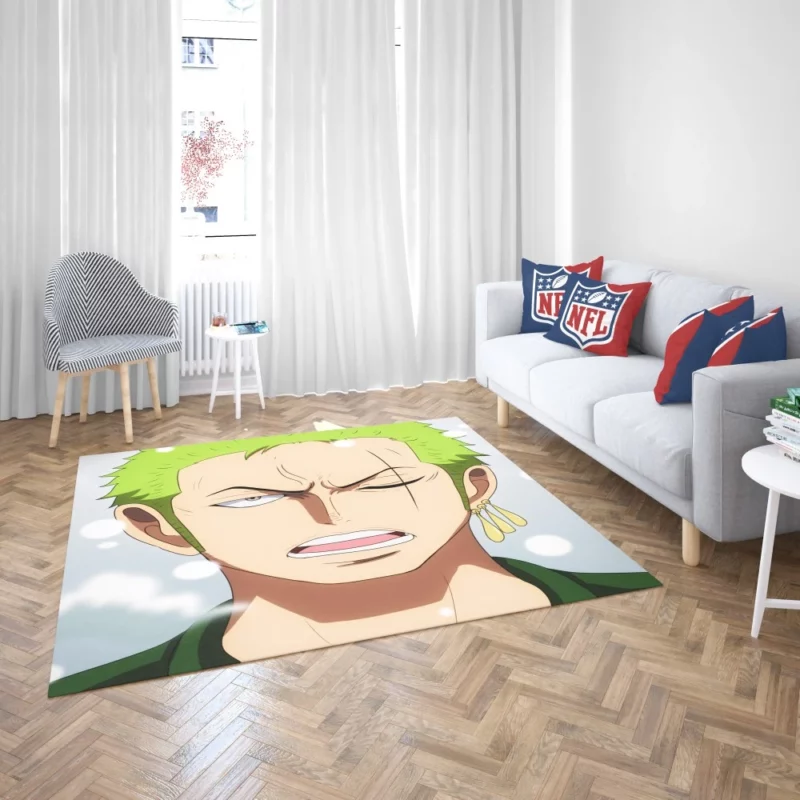 Roronoa Zoro Blade of Destiny Anime Rug 2