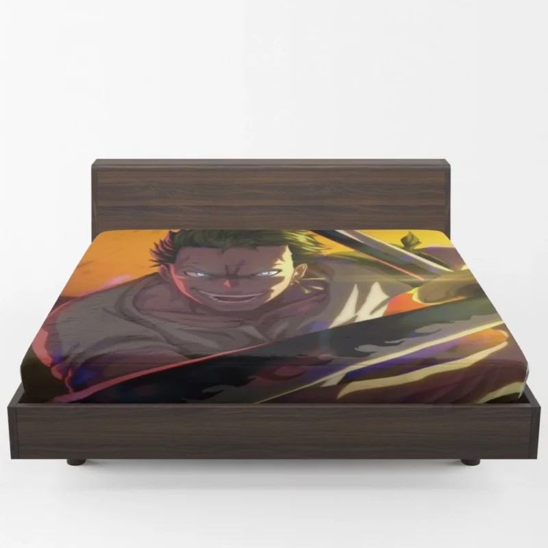 Roronoa Zoro Bounty Hunter Anime Fitted Sheet 1