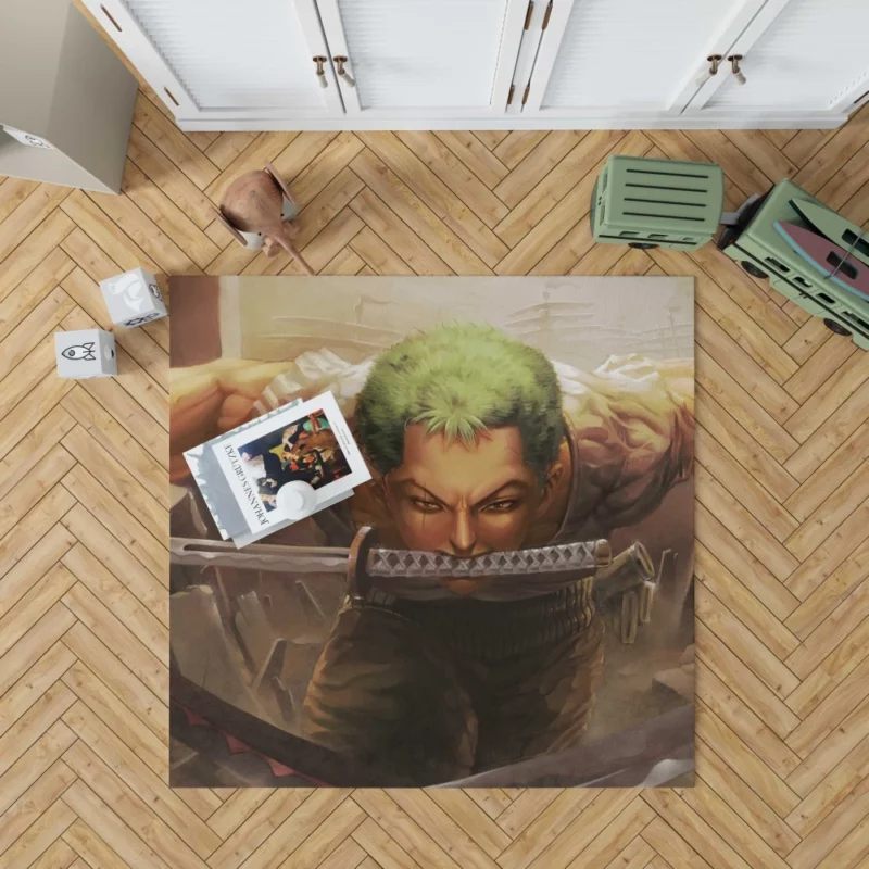 Roronoa Zoro Pirate Tale Anime Rug