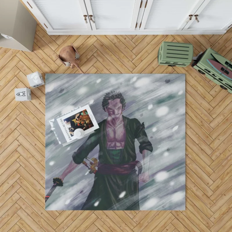 Roronoa Zoro Pirate Triumph Anime Rug