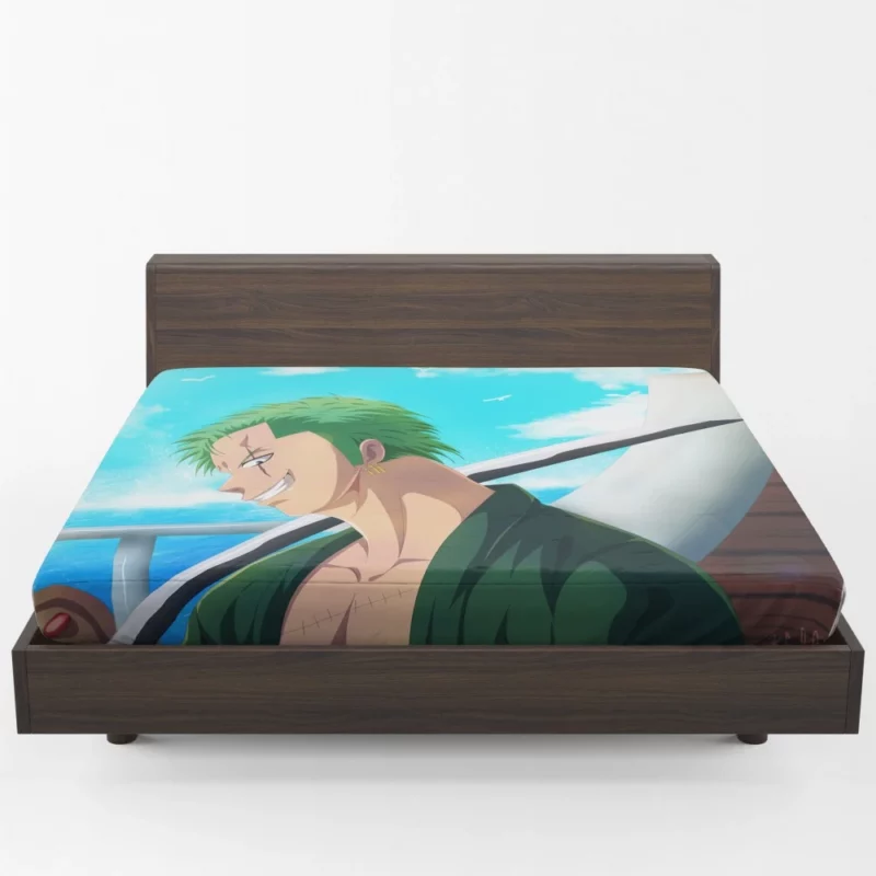 Roronoa Zoro Sword Master Anime Fitted Sheet 1