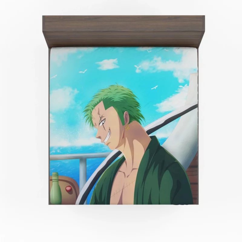 Roronoa Zoro Sword Master Anime Fitted Sheet