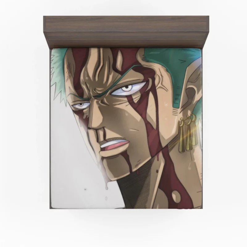 Roronoa Zoro Swordmaster Legacy Anime Fitted Sheet