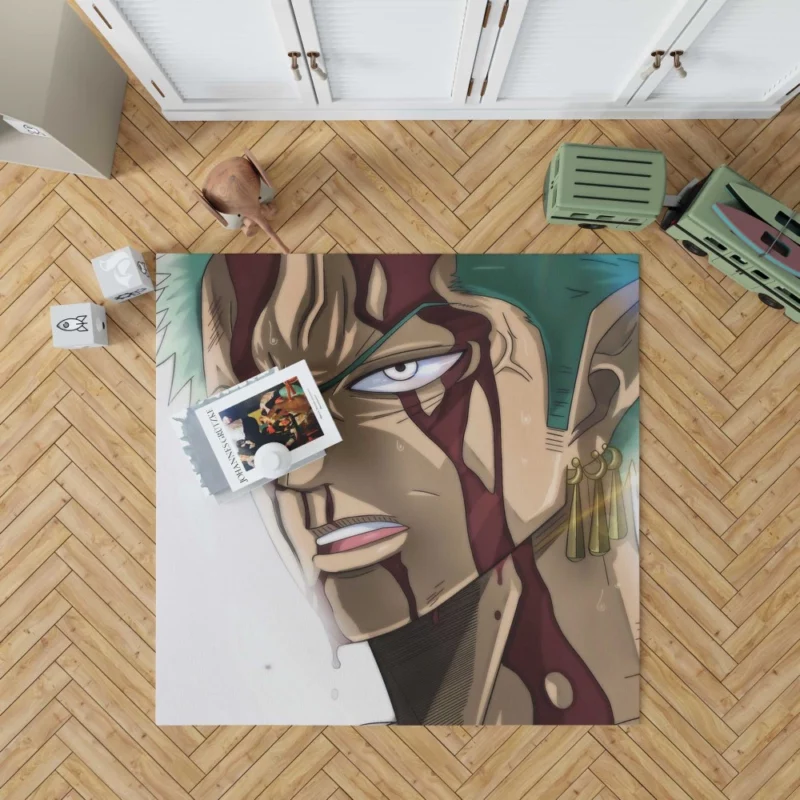 Roronoa Zoro Swordmaster Legacy Anime Rug