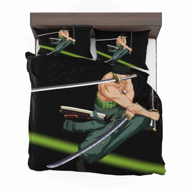 Roronoa Zoro Three-Sword Style Anime Bedding Set 1