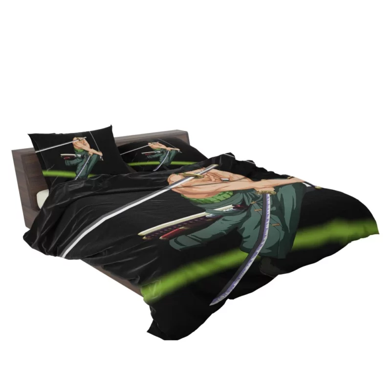 Roronoa Zoro Three-Sword Style Anime Bedding Set 2