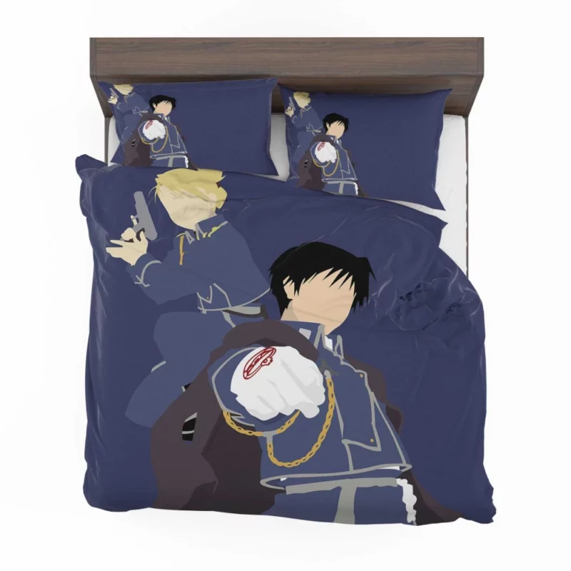 Roy Mustang and Riza Unbreakable Bond Anime Bedding Set 1