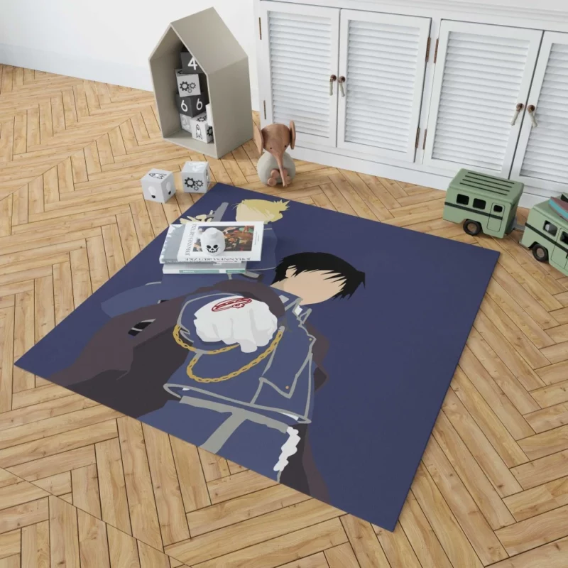 Roy Mustang and Riza Unbreakable Bond Anime Rug 1